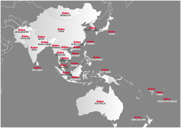 sabre在亚太地区迎来20年高速发展 下一个重点还是在中国